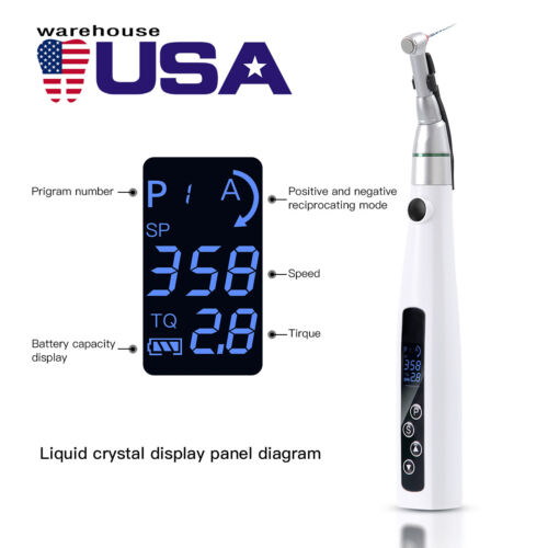 AZDENT Dental Cordless LED Endo Motor 16:1 /Apex Locator Root Canal Finder - Picture 29 of 43