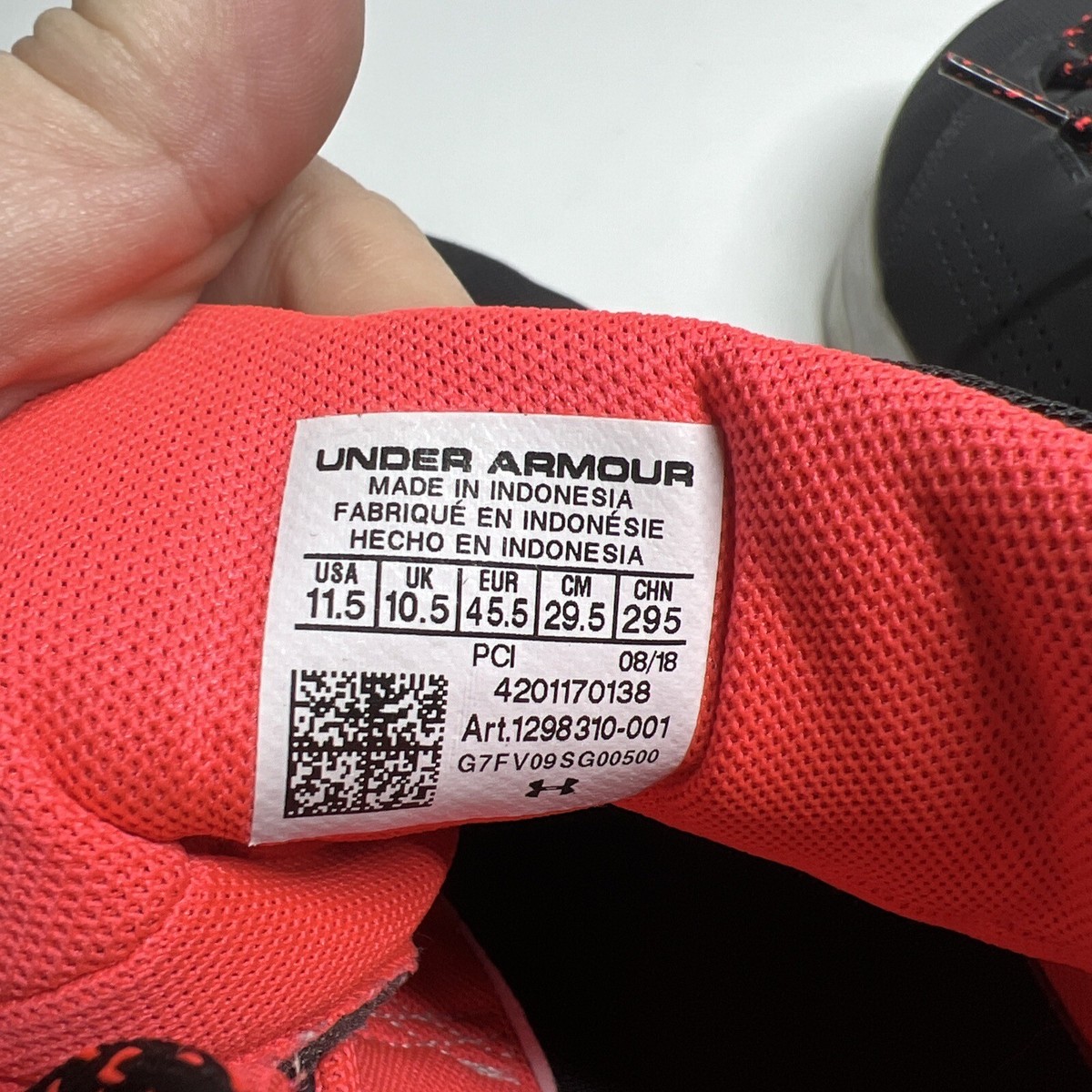 Under Armour Mens Get Be Zee 1298310-001 Black Lace Up Under Armour Mens Get Be Zee 1298310-001 Black Lace Up
