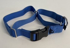 PetSafe Adjustable Martingale Collar Buckle Tightens When Dogs Pull 19-26 blue