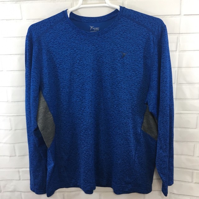 Old Navy Active Mens Shirt Go Dry Long Sleeve Blue Size XXL eBay