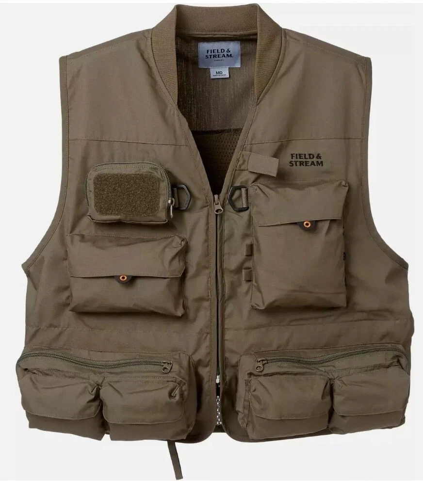 Field & Stream Fishing Vest - Men's Multi Pocket Wading Vest Size XL