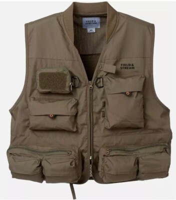 Field & Stream Fishing Vest - Men's Multi Pocket Wading Vest  Size XL