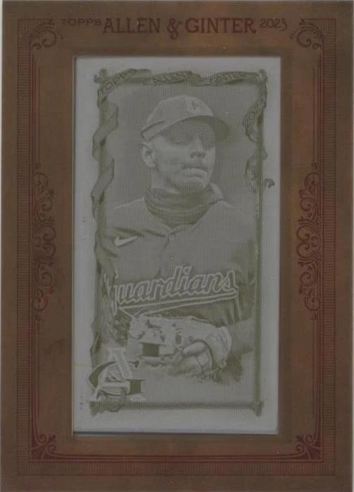 Framed Printing Plate Mini Yellow