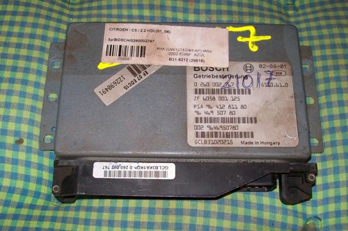 Citroen C5 2.2HDi Getriebesteuerung 0260002767  aus 2002 Getriebe Steuergerät