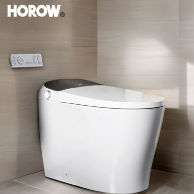 #ad HOROW Bidet Smart Toilet W Heat Seat Auto Flush Dryer LED T03 Free Shipping $537.22