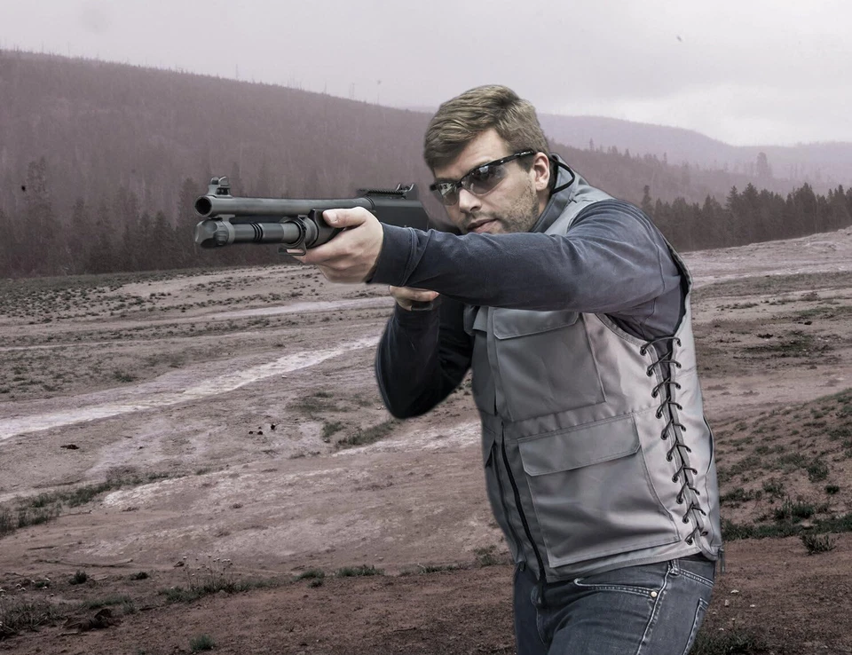 Chaleco Deportivo UTG Para Hombre Ajuste Ajustable M - XL, Gris/Negro  Foto 2 de 4