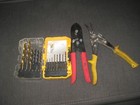 2 vintage  metal    scissors, and  set drills — photo 1