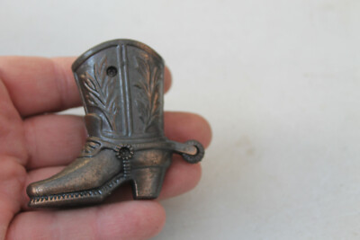 Bleistiftspitzer Vintage Bronzeform Santiag Cowboystiefel 