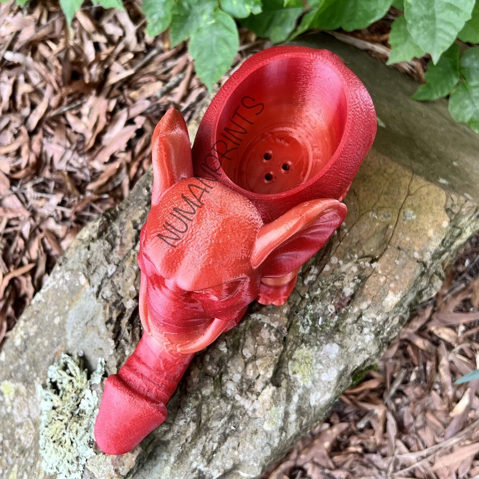 Plantador de pene de polla de elefante tronco impreso en 3D tortuga novedad plantas suculentas Foto 4 de 4