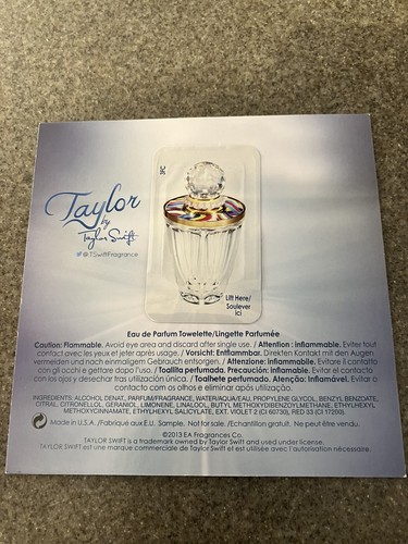 Taylor Swift Taylor by Taylor Swift Fragrance Sample - Picture 10 of 11