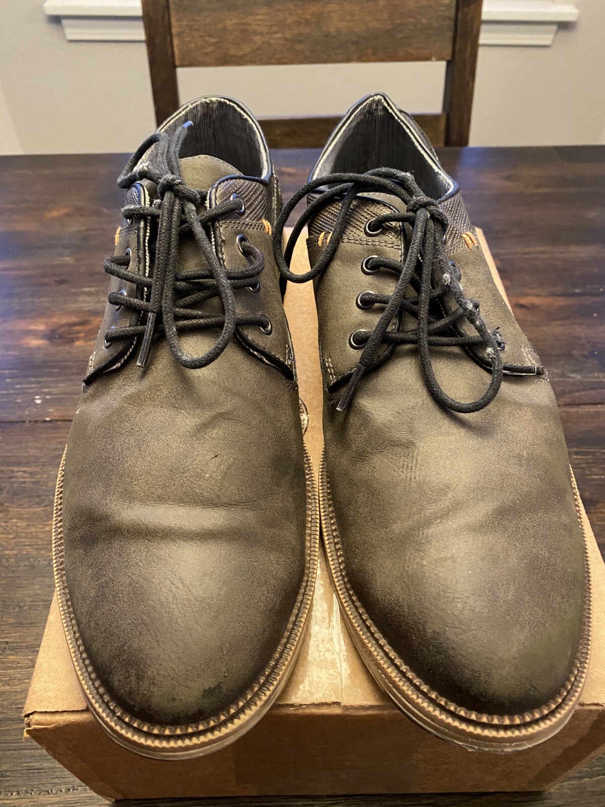 SAOLA Scarpe eleganti da uomo Sonoma Goods For Life® Freer grigie Ortholite Eco taglia 10