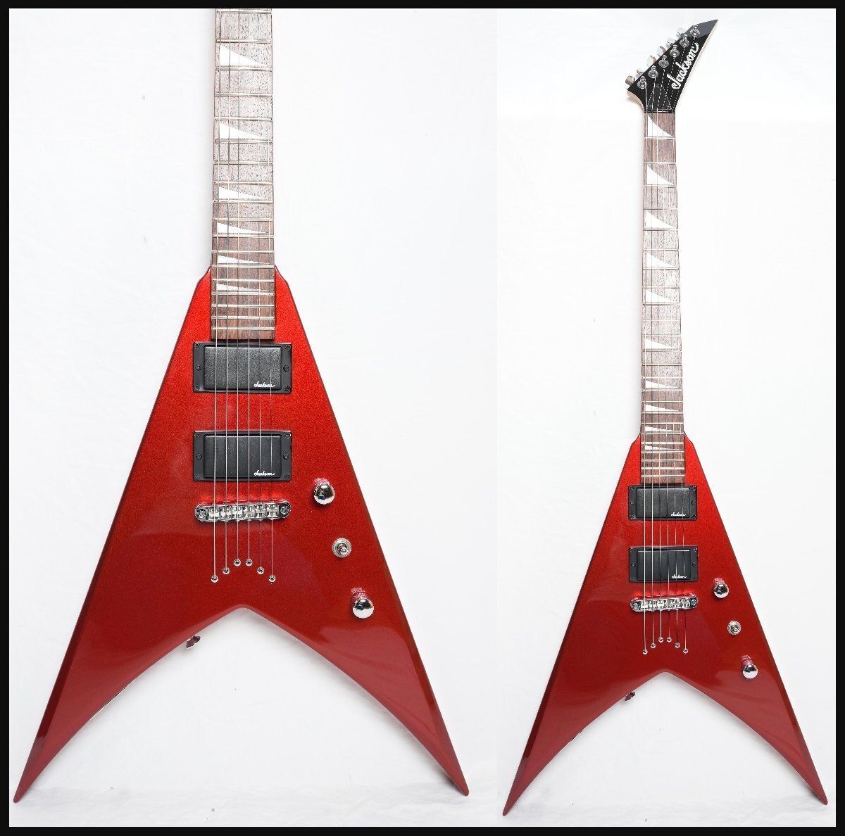 JACKSON JS32 KING V レッド Jackson King V JS32T Metallic Red 2010 Electric Guitar Used