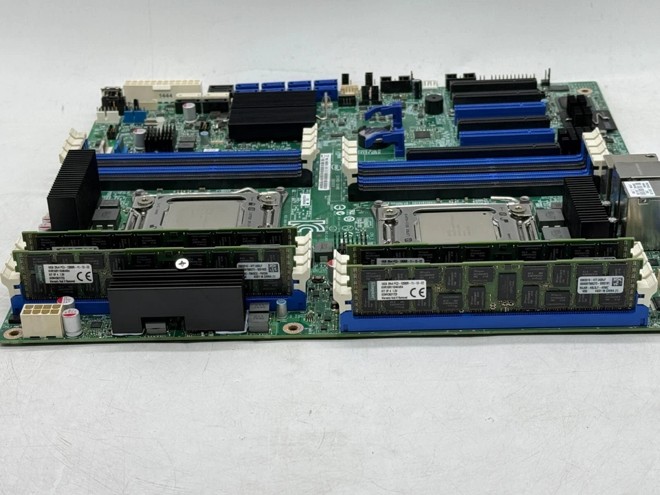 Intel S2600CP Server Board PBA G50768-511 LGA2011 (2x E5-2620v2) 64GB RAM - Image 3 of 4