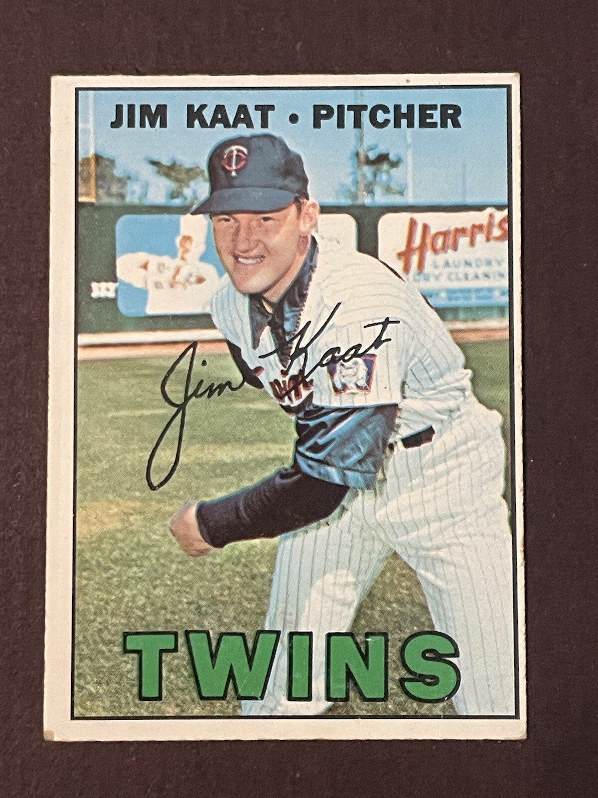 Jim Kaat Vintage VG/EXCELLENT 1967 Topps #300 Minnesota Twins Card HOF Card