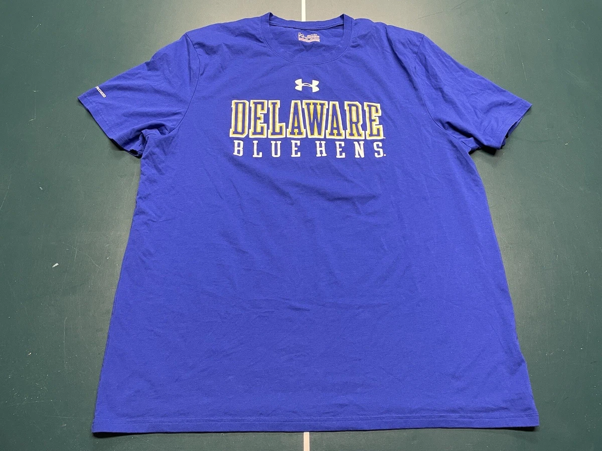 Delaware Blue Hens NCAA Under Armour Short Sleeve Shirt Size 2XL