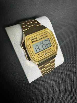 Casio A168WG-9EF gold