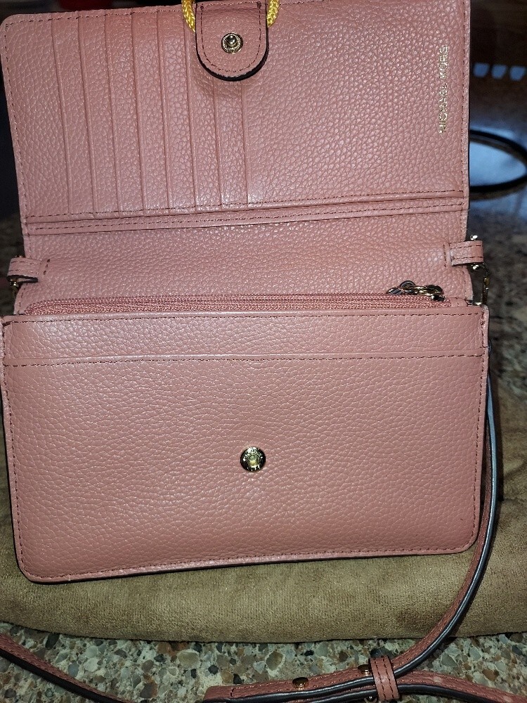 Michael Kors Sunset Peach Mott Wallet View 3