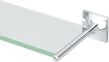 Gatco 5586 Waterline Glass Shelf, Chrome Chrome,
