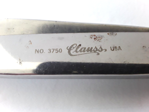 Vintage Clauss 10'' Scissors No. 3750 Made In USA - Picture 2 of 2