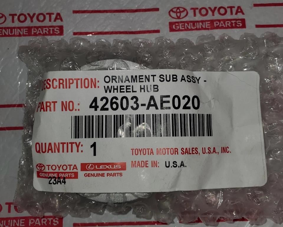 04 05 06 07 08 09 10 TOYOTA Camry SOLARA SIENNA (04-07) Center Cap 42603-AE020 - Image 2 of 4