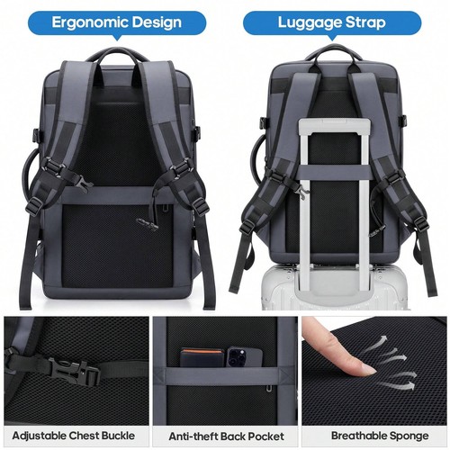 UKEIN Carry On Backpack, 40L Flight Approved Travel Backpack -Lightning Deals - Picture 23 of 34