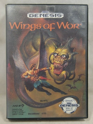 Wings of Wor Case (SEGA Genesis) NUR ORIGINALVERPACKUNG