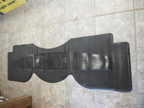 NOS 1965 1966 FORD GALAXIE 500 7-LITRE BLACK FULL REAR FLOOR MAT C5AZ-6313106 - Picture 7 of 8