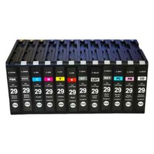 Compatible Pigment Ink cartridger PGI 29 For Canon pixma PRO-1 Printer 12pc/set