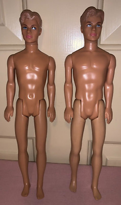 Twin Kens  - nude; molded light brown hair; blue eyes; straight waist & limbs