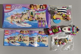 Lego 41316 Friends Andrea's Speedboat Transporter 100% Complete