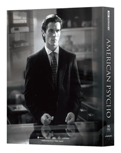 AMERICAN PSYCHO - MANTA LAB DOUBLE LENTICULAR-A 4K UHD BLURAY STEELBOOK *SEALED* - Picture 14 of 22