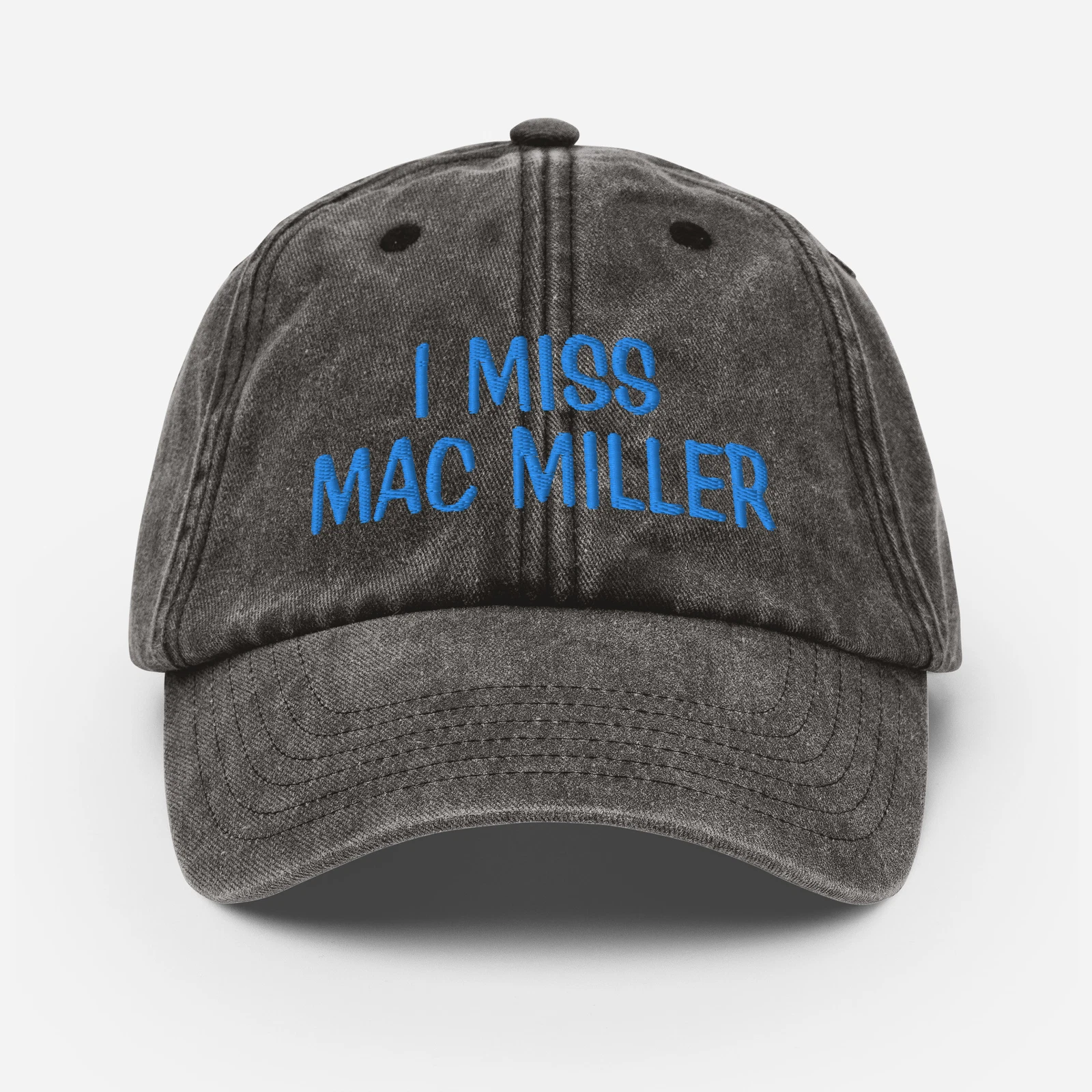 I Miss Mac Miller Embroidered Vintage Style Hat
