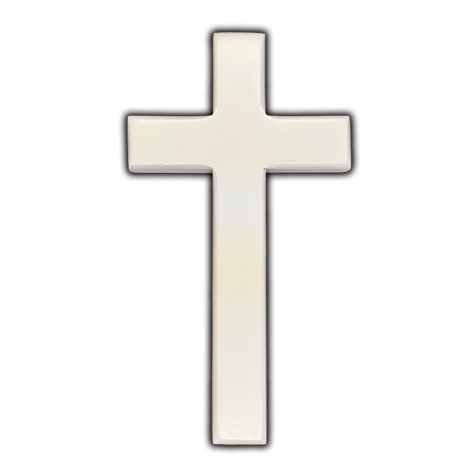 Blessed White Wooden Cross Crucifix Religious Catholic Christian Pray Jesus God