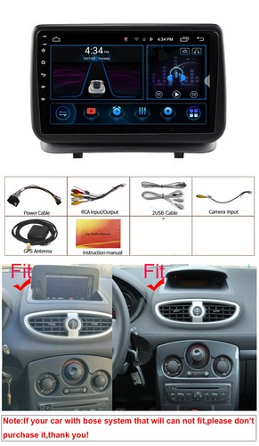 Android Autoradio CarPlay DAB Wifi GPS Navigation Für Renault Clio 3 2005-2014 - Bild 5 von 24