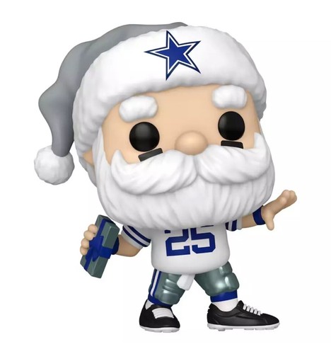 Funko POP! NFL Dallas Cowboys 2024 Santa Claus Figure #265 + Protector - Picture 2 of 6