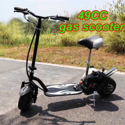 49cc 2-Stroke Gas Scooter for Adult Long Rang 40KM 176 Lbs Max