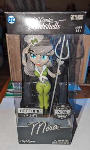 CRYPTOZOIC DC Aquaman Bombshells  MERA Hot Topic  EXCLUSIVE! Noir Edition