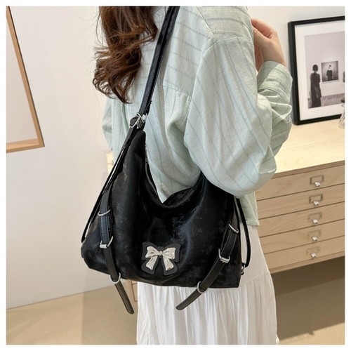 Single-shoulder Individuality Bow Pouches Casual Large Capacity Bag - Picture 7 of 15