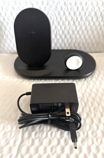 Belkin 3-in-1 Wireless Fast Charging Stand for iPhone, Watch  AirPods - Black