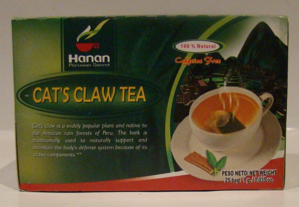 25 Tea bags Una de Gato (Cat's Claw Tea bags) 1 Boxes