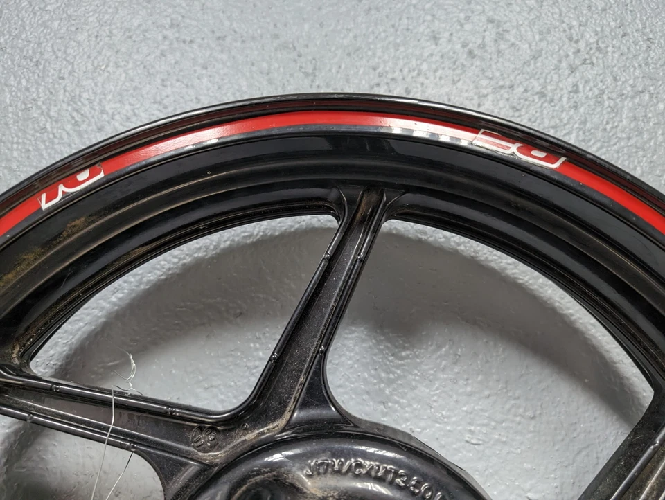 Llanta trasera recta y verdadera 17x3,50 3 Kawasaki EX250 Ninja 250R 2008-2012 Foto 3 de 4