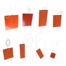 12/24/220V Electric Silicone Heating Plate Heater Pads Mat Flexible Heat Coil