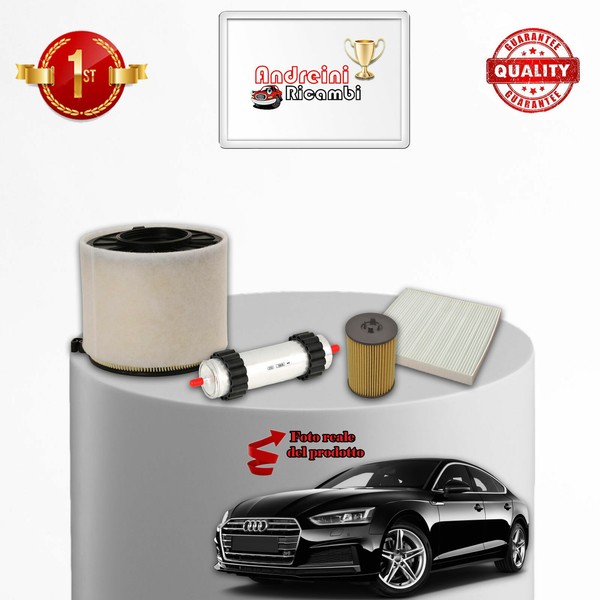 Kit Wartung 4 Filter Audi A5 Ii 2.0 Tdi 110KW 150CV Ab 2017-image
