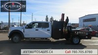 2017 FORD F-550 CREW CAB XLT WITH FASSI F85A BOOM CRANE