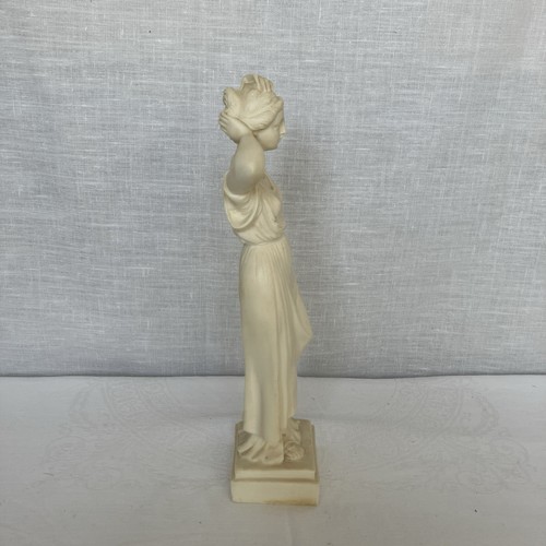 Greek Lady Statue Figurine (Venus) 10" Tall 517 g Weight Vintage - Picture 7 of 20
