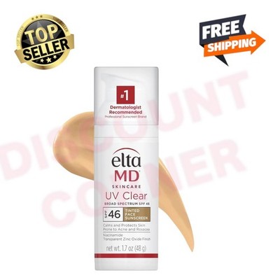 Elta MD UV klar getönter Gesichts-Sonnenschutz Breitspektrum LSF 46 48g EXP 09/2027