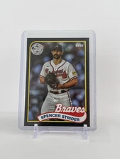 2024 Topps Series 2 - 1989 Topps Baseball Black #89B2-14 Spencer Strider /299