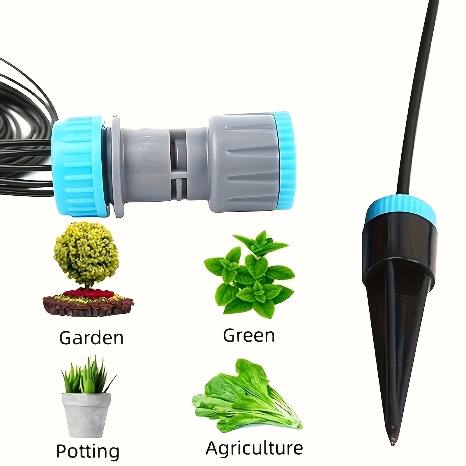 Garden Drip Irrigation Kit - Automatic Watering System for Potted ...