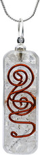 Chakra Necklace - Chakra Crystal Necklace for Women Men - Orgone Necklace Pendan