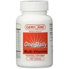 Multivitamin Supplement Geri-Care Tablet 100 per Bottle Count of 1 By McKesson